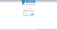 Desktop Screenshot of myaccount.walthamservices.com