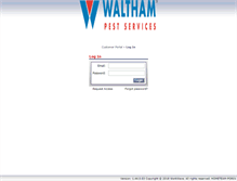Tablet Screenshot of myaccount.walthamservices.com